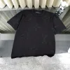 Hochwertiger Louis Vuitton Kurzarm-Strickpullover im Monogramm-Stil in Schwarz