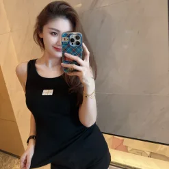 Bestseller Calvin Klein Weste Schwarz Logo Luxus