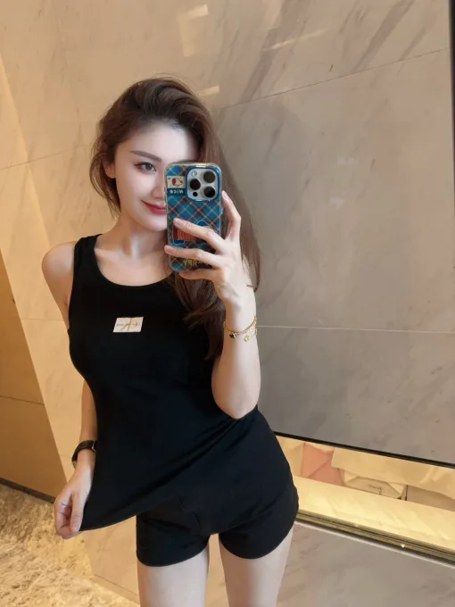 Bestseller Calvin Klein Weste Schwarz Logo Luxus