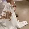 Hochwertiges Burberry-Hemd, blau, bestickte Kollektion