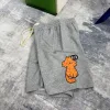 Hochwertige Gucci Shorts Grau Print Luxus