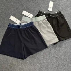 Premium Alo Shorts Schwarz Luxus
