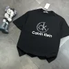 Hochwertige Calvin Klein Kurzarm Baumwolle Klassisch Luxus