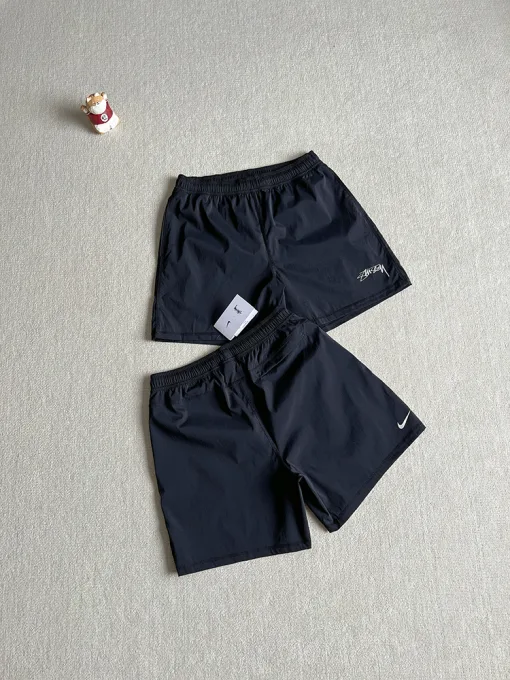 Hochwertige Nike Shorts Schwarz Nylon Casual Luxury