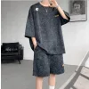 Premium Descente Kurzarm Schwarz Strick Atmungsaktiv Kollektion
