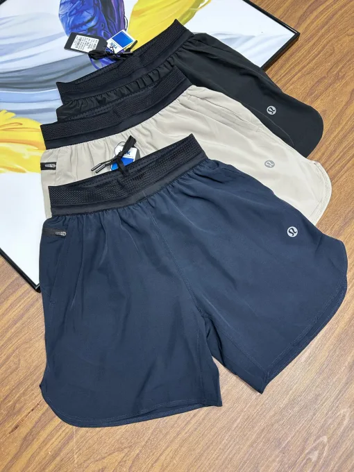 Premium Qualität Lululemon T-Shirt Schwarz Casual Style