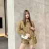 Hochwertige Gucci Shorts Khaki Jacquard Kollektion