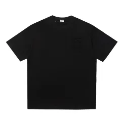 Bestseller Loewe Kurzarm Schwarz Baumwolle Übergroß Luxus