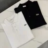 Hochwertiges Lacoste Poloshirt Schwarz Baumwolle Classic Collection