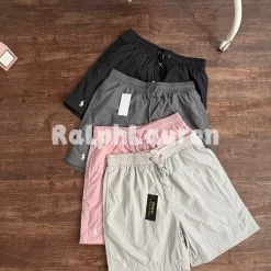 Premium Qualität Ralph Lauren Shorts Schwarz Bestickt Luxus