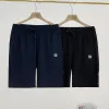 Luxus Fila Shorts Schwarze Seide Casual Luxury