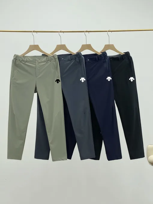Luxus-Descente-Hose aus schwarzem Nylon, Urban Luxury