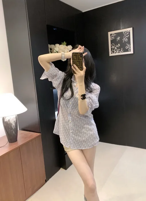 Hochwertiger Dior-Shirt-Print-Stil