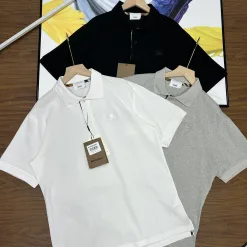 Bestseller Burberry Kurzarmhemd aus schwarzer Baumwolle im Casual-Stil