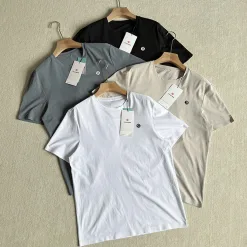 Hochwertiges Lululemon T-Shirt Schwarz Atmungsaktive Kollektion