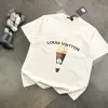 Bestseller Louis Vuitton Kurzarm Creme Klassischer Stil