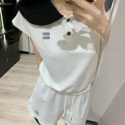 Bestseller Miu Miu Shorts Schwarze bestickte Kollektion
