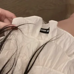 Hochwertiger Miu Miu Kurzrock Schwarz Logo Luxus