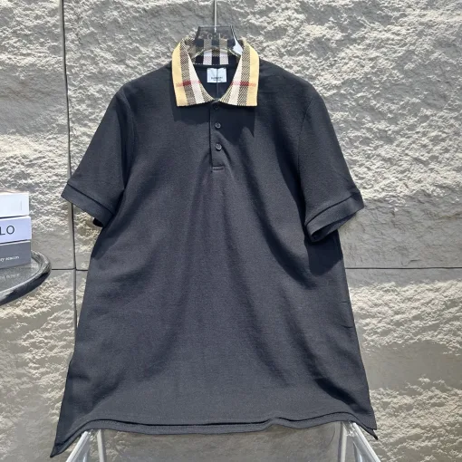 Luxus-Poloshirt von Burberry in Weiß, klassischer Luxus