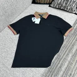 Premium Burberry Kd Blue Cotton Logo Kollektion