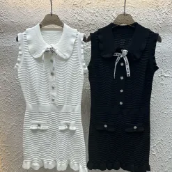 Premium Qualität Miu Miu Weste Weiß Strick Luxus