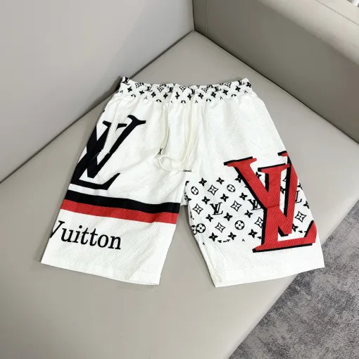Premium Louis Vuitton Shorts im schwarzen Stil