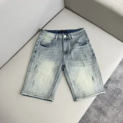 Premium Qualität Louis Vuitton Shorts Denim Washed Luxury
