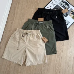 Hochwertige Nike Shorts aus schwarzer Nylon-Freizeitkollektion