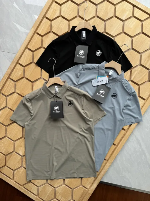 Premium Qualität Mammut Casual Pants Schwarz Seide Atmungsaktiv Luxus