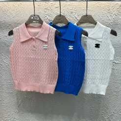 Bestseller Chanel Weste Pink Strick Luxus