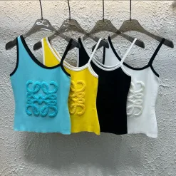 Bestseller Loewe Hosenträger Blau Strick Logo Style