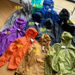 Luxus-Windjacken von Patagonia in Grau, Nylon, atmungsaktiv