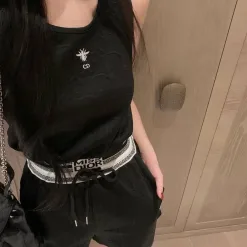 Hochwertige Dior Shorts Weißes Monogramm Luxus
