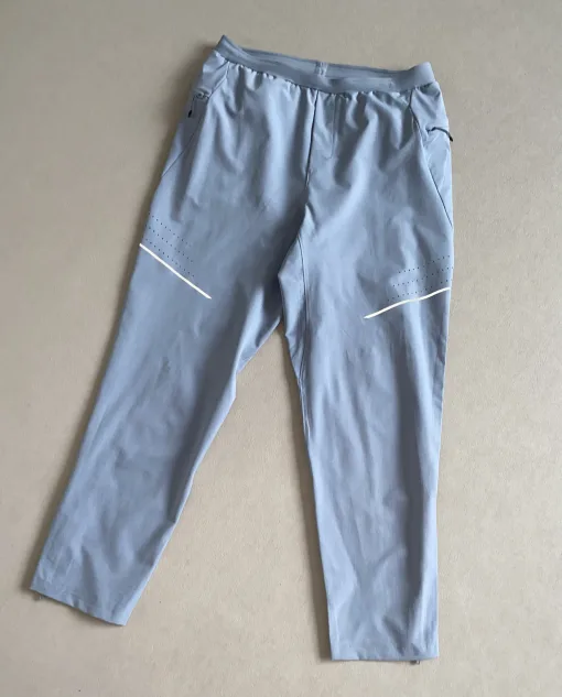 Premium Lululemon Jogginghose Silber Atmungsaktiver Stil