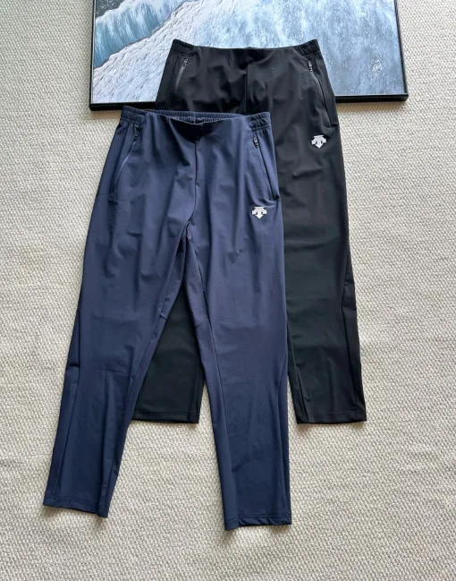 Luxuriöse Descente Freizeithose in Schwarz, atmungsaktive Kollektion