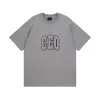 Luxus Balenciaga Kurzarm Baumwolle Logo Luxus