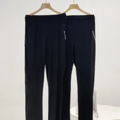 Hochwertige Helly Hansen Hose Schwarz Strick Casual Luxury