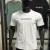 Bestseller Descente Kurzarm Schwarz Baumwolle Casual Kollektion