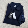 Luxury Descente Kurzarm Schwarz Baumwolle Casual Luxury