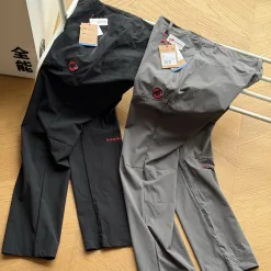 Luxus Mammut Hose Rot Bestickt Luxus