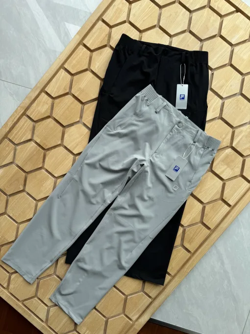 Premium Fila Hose Schwarz Atmungsaktiv Luxus