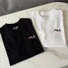Bestseller: Fila Kurzarm-Kollektion mit schwarzer Stickerei