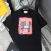 Bestseller Gucci Kurzarm Schwarz Print Luxus