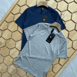 Bestseller Lululemon Kurzarmhemden Grau Atmungsaktiver Stil