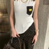 Premium Louis Vuitton Weste Schwarz Leder Jacquard Luxus