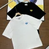 Premium Qualität Adidas Kurzarm Schwarz Baumwolle Print Style