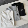 Hochwertiges Mammut Poloshirt Schwarz Baumwolle Minimalist Collection
