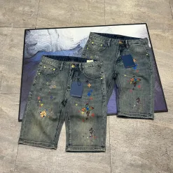 Bestseller der Louis Vuitton Shorts Denim Print Kollektion