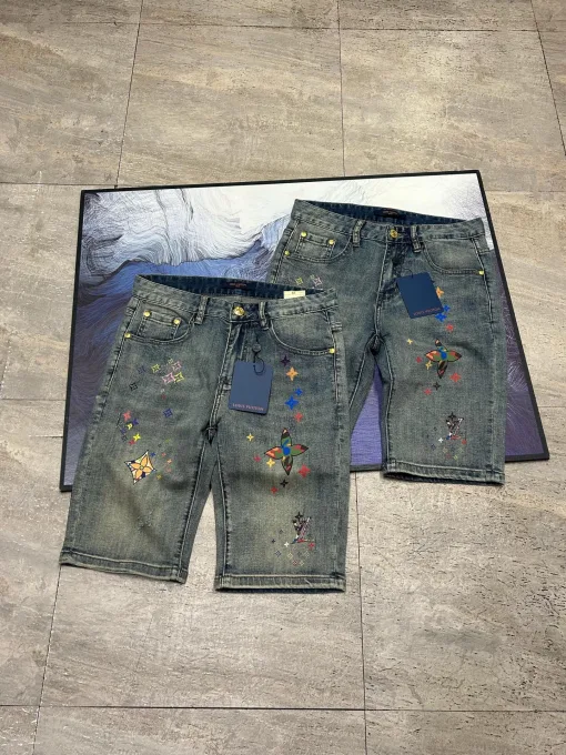 Bestseller der Louis Vuitton Shorts Denim Print Kollektion
