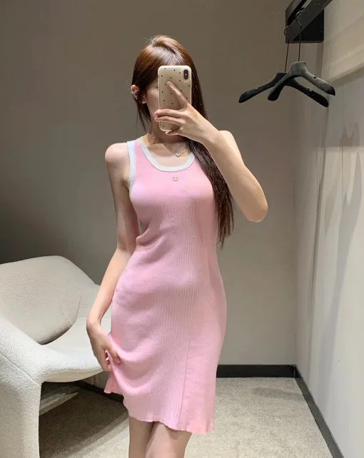 Bestseller Chanel Weste Pink Strickkollektion